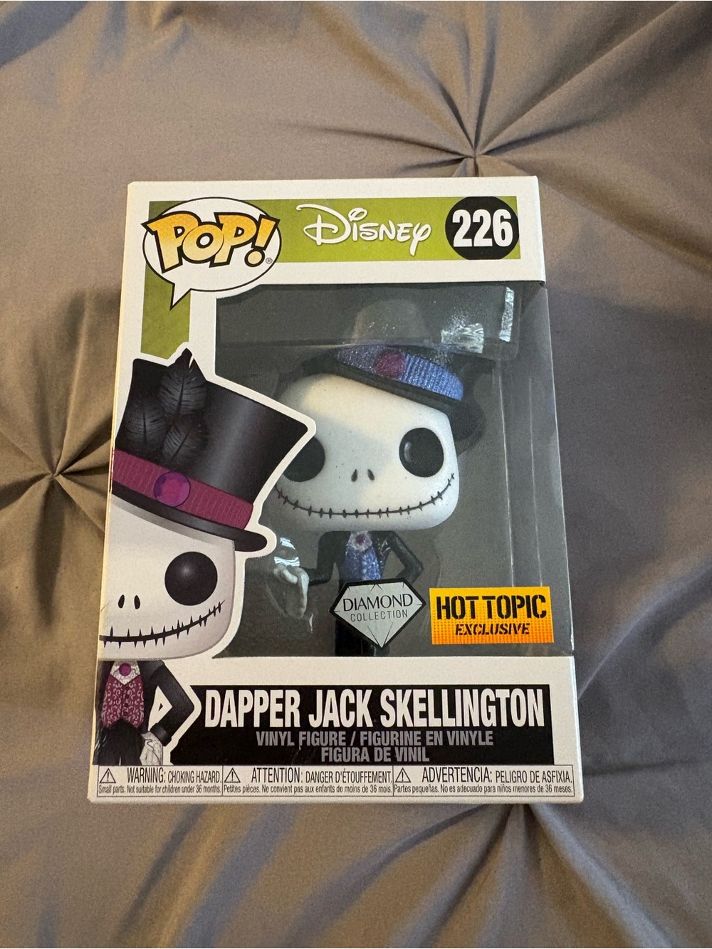 Funko POP! Dapper Jack Skellington - Black, White, Purple, Blue
